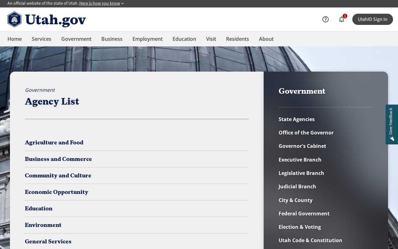Bountiful people search through the Utah agency directory
