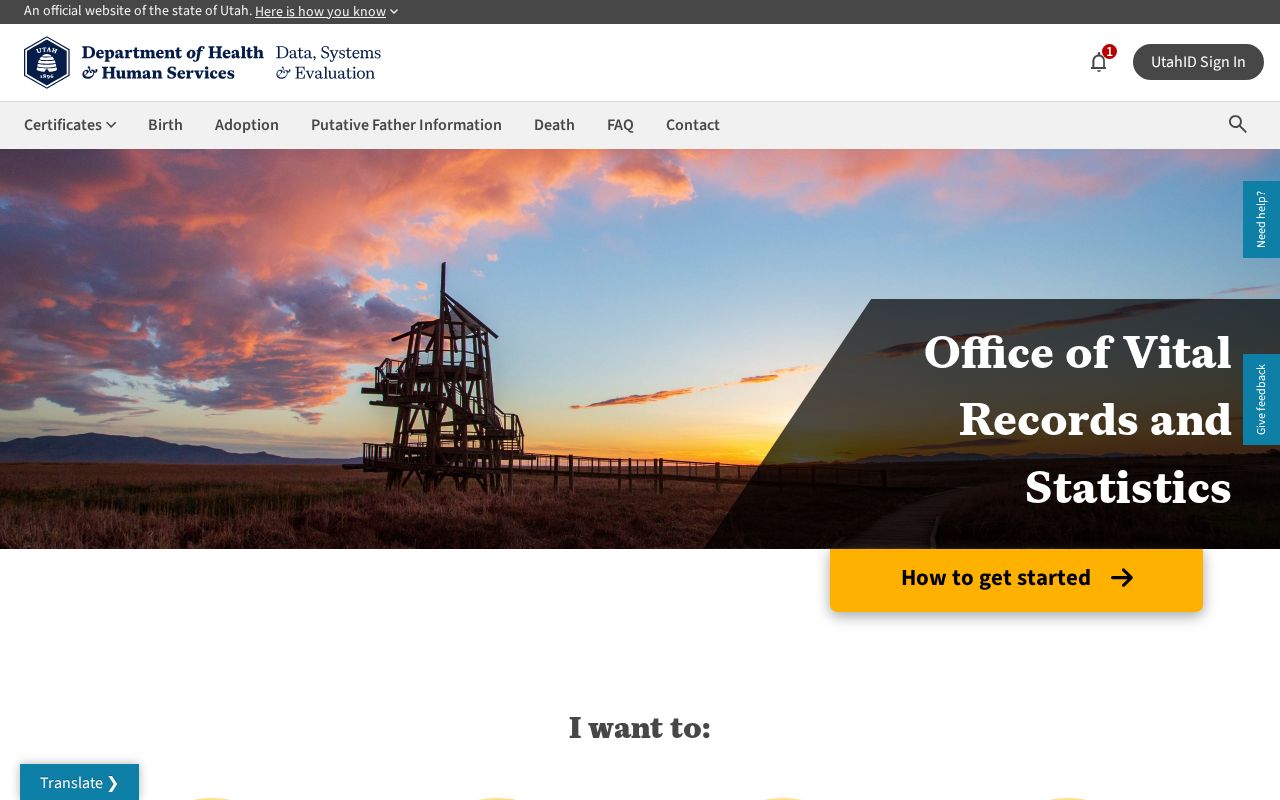 Bountiful people search through Utah vital records